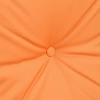 Set Mobili da Giardino in Rattan PE con 2 Poltrone Divano a 2 Posti e Tavolo e Cuscini, Colore Khaki e Arancione