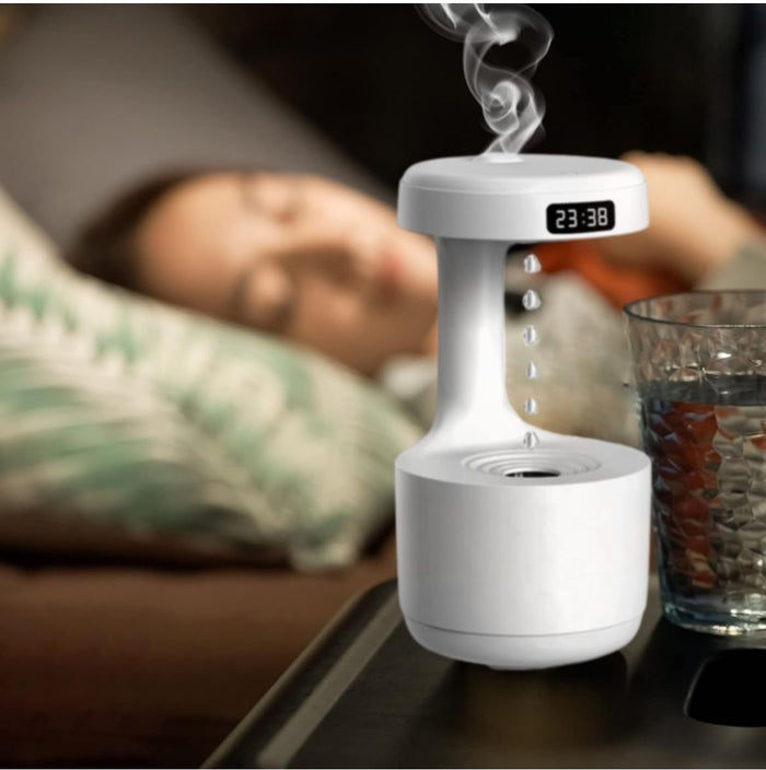 Umidificatore Ambiente 5W Contenitore Acqua 600ml Display A Led LZ599 Usb