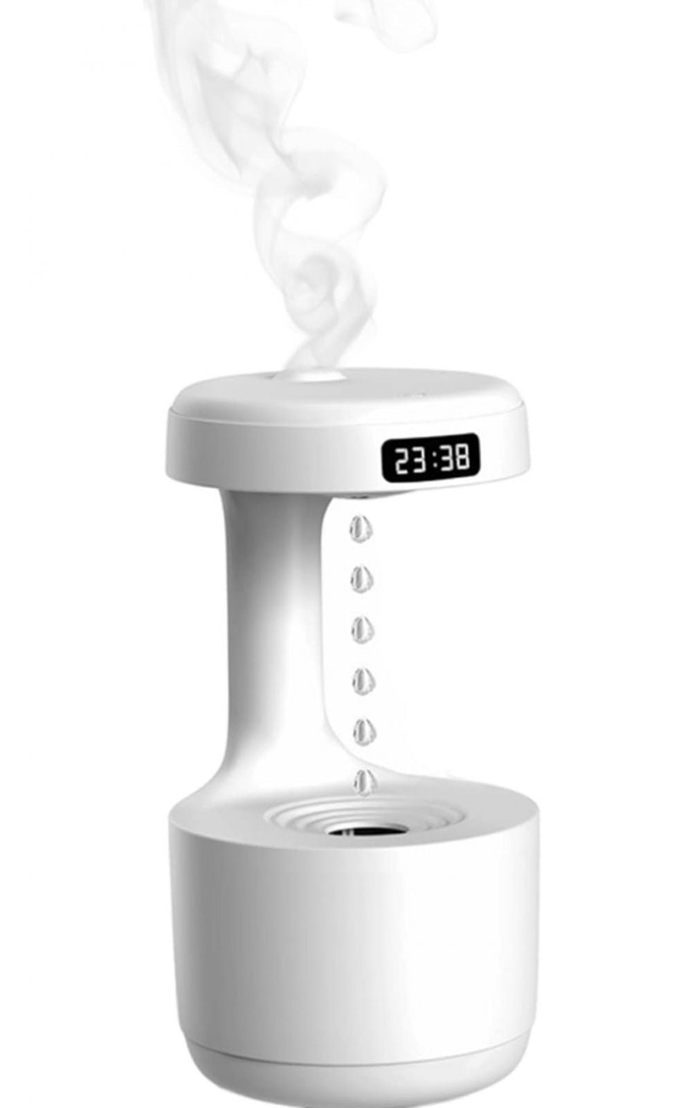 Umidificatore Ambiente 5W Contenitore Acqua 600ml Display A Led LZ599 Usb