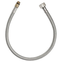 Tubo flessibile in acciaio m10 x 3/8 lunghezza cm 35 per monocomando gruppo lavello