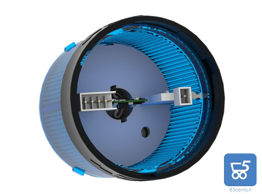 Unità luminosa Harmony XVB C2B6 di Schneider Electric Luce Continua BLU - EX DEMO