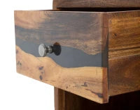 Comodino Mustang Cm 44X40X60 (Legno Di Acacia Nilotica)