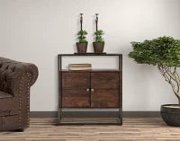 Mobiletto Burn cm 75X30X83 (Legno Di Acacia Nilotica)