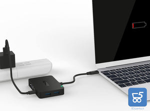 Usb Type-C Hub 4 USB 3.0 ricarica uscita Vga Full Hd Macbook Pro Samsung Lenovo Dell Huawei