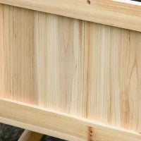 Letto per Orto Rialzato con 6 Scomparti in Legno di Abete, 78.5x58x81cm