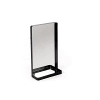 E-STYLO Specchio rettangolare con cornice in metallo nero, perfetto per aggiungere un tocco di stile moderno e minimale a qualsiasi ambiente, 70cm X 40cm H. 15cm