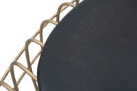 Tavolo Da Caffe' Gold Spider Cm 119X75X55