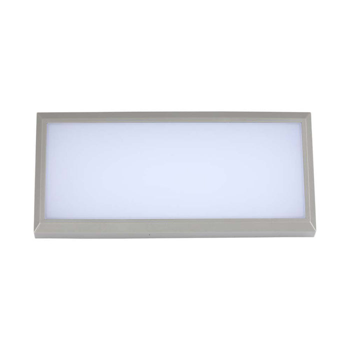 V-TAC Lampada Plafoniera Applique LED da Muro Angulare 20W Colore Grigio 6400K IP65 VT-8055-N SKU 218238