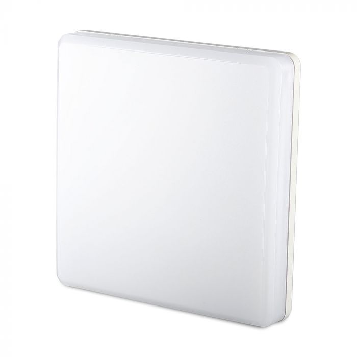 V-TAC PRO  Plafoniera LED Chip Samsung Quadrata 15W Colore Bianco 6400K IP44 - SKU 13919