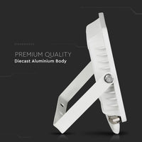 V-TAC PRO VT-50-W Faretto Faro LED SMD Chip Samsung 50W Colore Bianco 6400K IP65 SKU 411