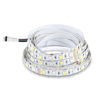 V-TAC Striscia Strip LED SMD5050 10,8W/m 5m 60 LED/m 12V RGB + 3000K IP20 10mm SKU 2553