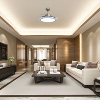 V-TAC VT-3042-3 Ventilatore LED da Soffitto 30W 3 in 1 con Motore a Corrente Continua da 35W con Telecomando 3 pale SKU 7929