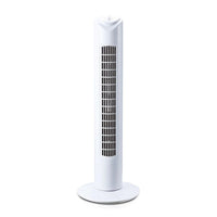 Ventilatore a Torre 45W con 3 Velocità Rotante e Funzione Timer Colore Bianco (785mm)