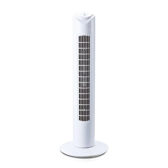 Ventilatore a Torre 45W con 3 Velocità Rotante e Funzione Timer Colore Bianco (785mm)