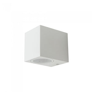 Portafaretto LED da Muro Rotondo GU10 (Max 35W) Colore Bianco IP44