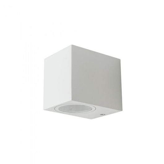 Portafaretto LED da Muro Rotondo GU10 (Max 35W) Colore Bianco IP44
