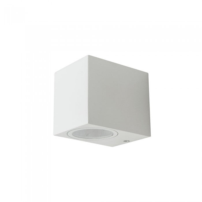 Portafaretto LED da Muro Rotondo GU10 (Max 35W) Colore Bianco IP44