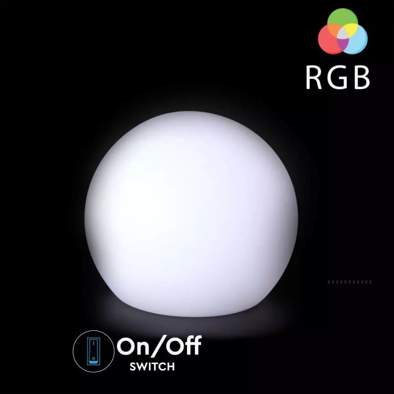 Sfera LED 3W RGB con Telecomando IR 24 Tasti e Alimentatore IP67 Dimmerabile