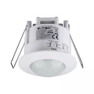 Sensore di Movimento a Infrarossi 360° Montaggio a Incasso Colore Bianco (Max 300W) IP20