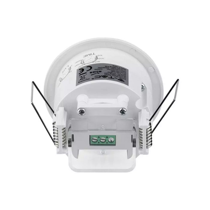 Sensore di Movimento a Infrarossi 360° Montaggio a Incasso Colore Bianco (Max 300W) IP20