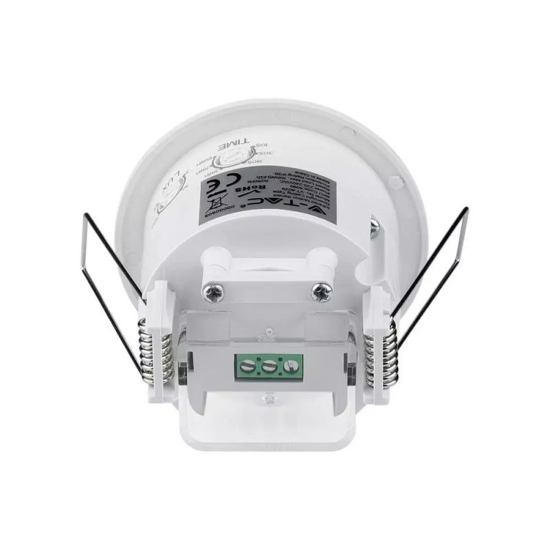 Sensore di Movimento a Infrarossi 360° Montaggio a Incasso Colore Bianco (Max 300W) IP20