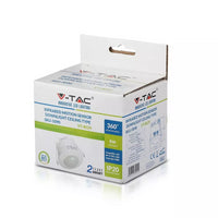 Sensore di Movimento a Infrarossi 360° Montaggio a Incasso Colore Bianco (Max 300W) IP20