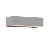 Lampada LED da Muro Rettangolare 9W Doppio Fascio Luminoso Colore Grigio 4000K IP65 SKU 218240