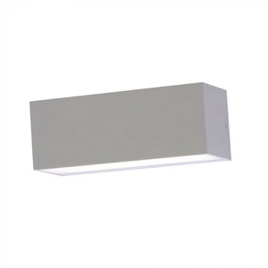V-TAC VT-8057 Lampada LED da Muro Rettangolare 12W Doppio Fascio Luminoso Colore Grigio 4000K IP65 - SKU 8243