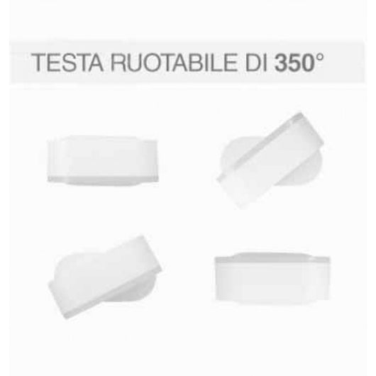 V-TAC VT-816 Lampada LED da Muro Ovale 6W Colore Bianco con Testa Ruotabile 4000K IP65 - SKU 8287
