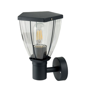 Lampada LED da Giardino con Portalampada E27 (max 40W) in Acciaio Inossidabile Colore Nero IP44