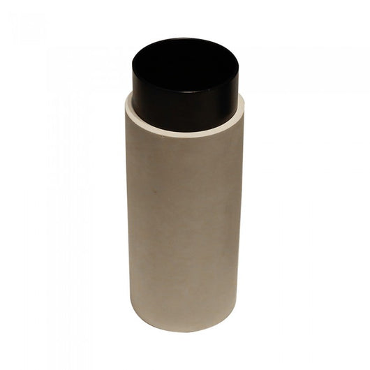 V-TAC VT-865-GBM Portafaretto LED Montaggio a Plafone GU10 e GU5.3 (MR16) Corpo in Gesso Bianco e Metallo Nero Opaco - SKU 3136