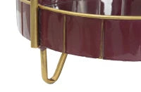 Svuota Tasche Double Glam Bordeaux Cm 36.5X34.5X56.5