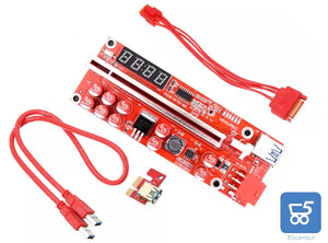 V013 PRO PCIE Riser per Scheda Video PCI Express X16 Extender SATA a 6pin