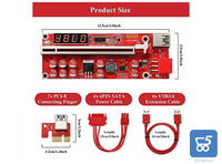 V013 PRO PCIE Riser per Scheda Video PCI Express X16 Extender SATA a 6pin