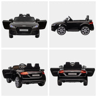 Macchina Elettrica per Bambini 12V con Licenza Audi TT Nero