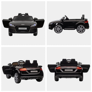 Macchina Elettrica per Bambini 12V con Licenza Audi TT Nero