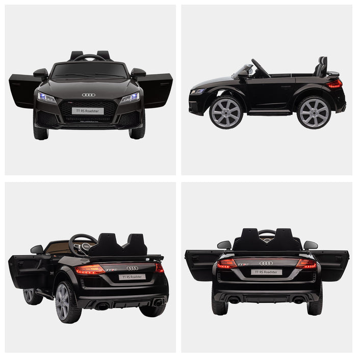Macchina Elettrica per Bambini 12V con Licenza Audi TT Nero