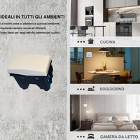 Biesse kit pulsante illuminato 1 polo 16a, compatibile bticino matix *** numero pezzi 6, confezione 1