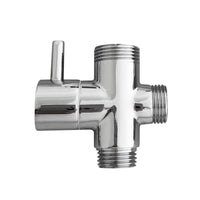 Deviatore colonna doccia ottone cromato universale cromato adattatore