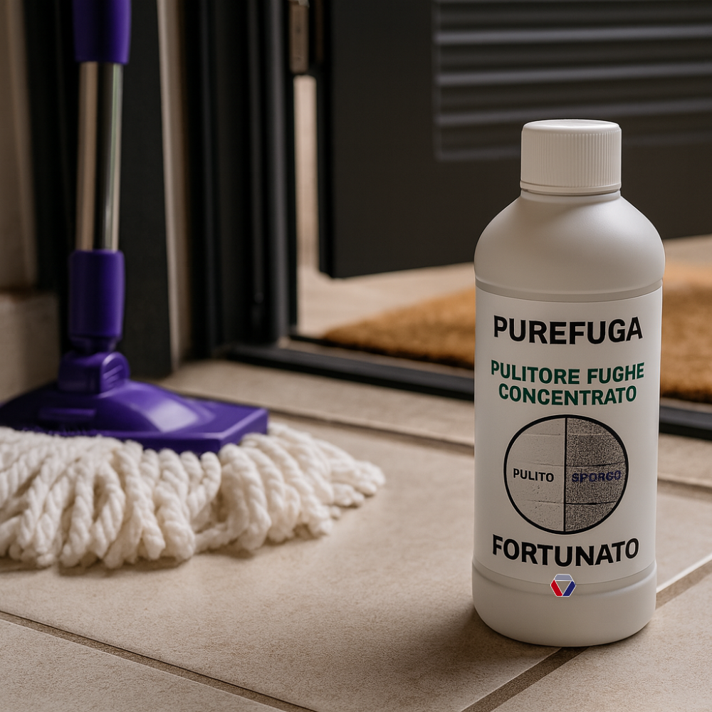 Purefuga detergente concentrato per fughe e pavimenti flacone 1 litro