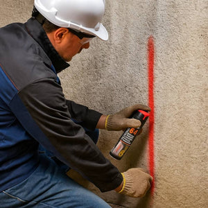 Vmd 64 tracciante rosso vernice per tracciare metalli e superfici industriali