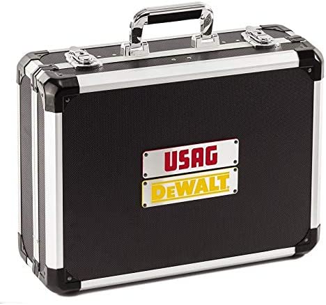 VALIGIA CON ASSORTIMENTO 74 UTENSILI +TRAPANO AVVITATORE DEWALT