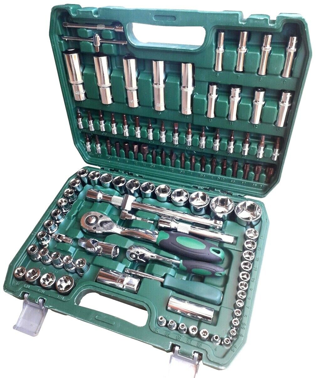 VALIGIA SET CHIAVI A BUSSOLA 108 PEZZI VANADIUM CON CRICCHETTO 108 PZ