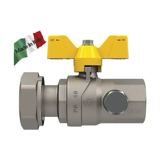 VALVOLA presa pressione diritto  F 3/4 X 1" FARF.TAM