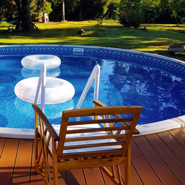 Piscina Fuori Terra Circolare Opus Signature 640 -  6,40 X H 1,32 M - Kit Base