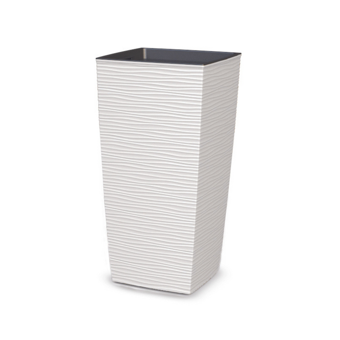 Plana Vaso Aurora Alto Quadrato 35x35x68h