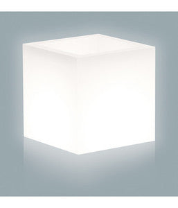 VASO LUMINOSO "CUBE" BIANCO