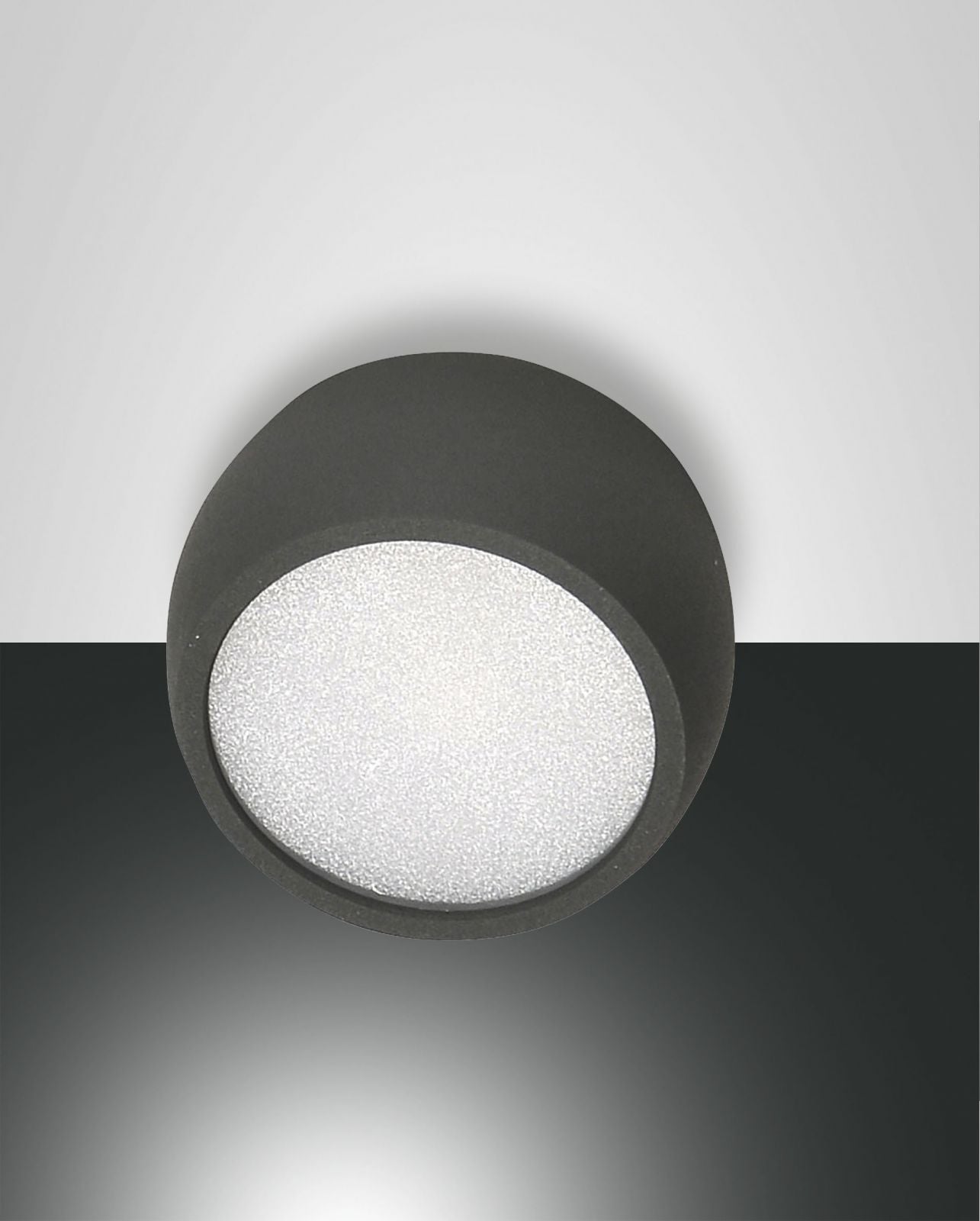 VASTO LUCE SPOT ANTRACITE PARETE O SOFFITTO  A LED 7W 3000K 540LM IP20