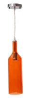 Paralume Da Soffitto Bottle Arancione Cm Ø 11X43