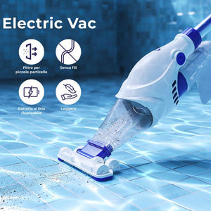 Pulitore elettrico ELETRIC VAC a batteria per fondo piscina